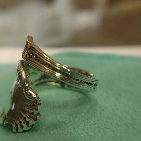 Antique1892 Tiffany & Company Richeliue Spoon-Ring #14 - Picture 4 of 9